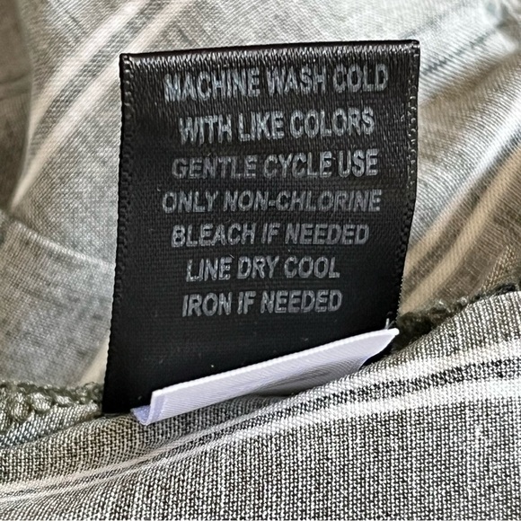 Torrid Olive Stripe Maxi Challis Off-Shoulder Crop Top Size 5X - Picture 10 of 12